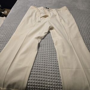 Lane Bryant Women's Lined Cream Dress Pants